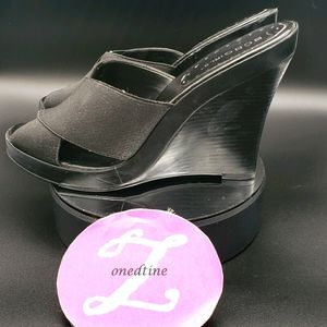 BCBG Wedge Platform Sandals Sz 8.5B
